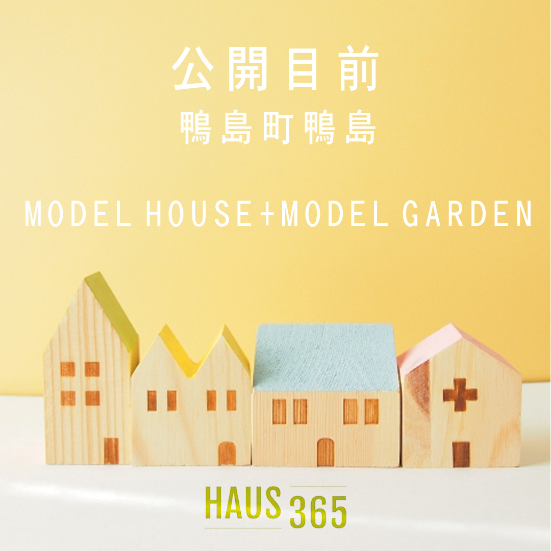 【お知らせ】HAUS365モデルハウス公開目前!