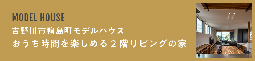 吉野川市鴨島町モデルハウス おうち時間を楽しめる2階リビングの家